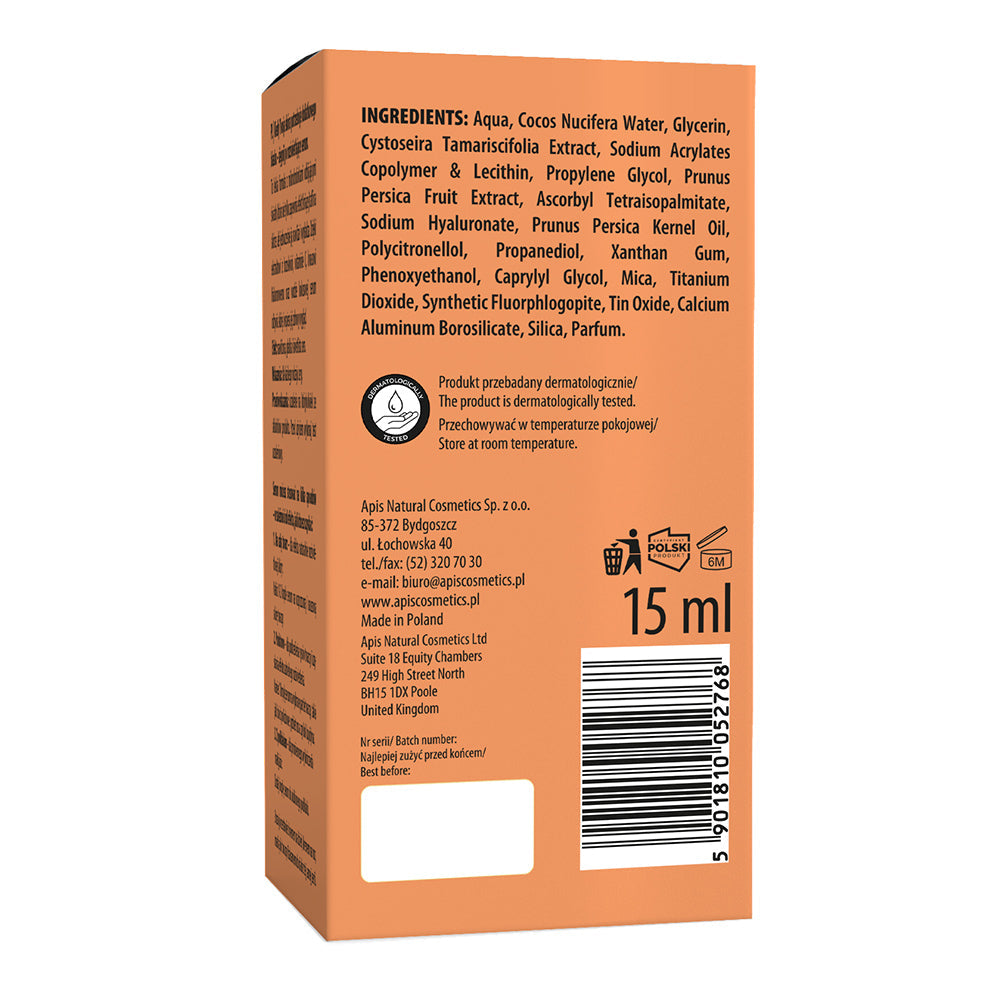 Apis Peachy Skin Illuminating Face Serum 15ml product view 2