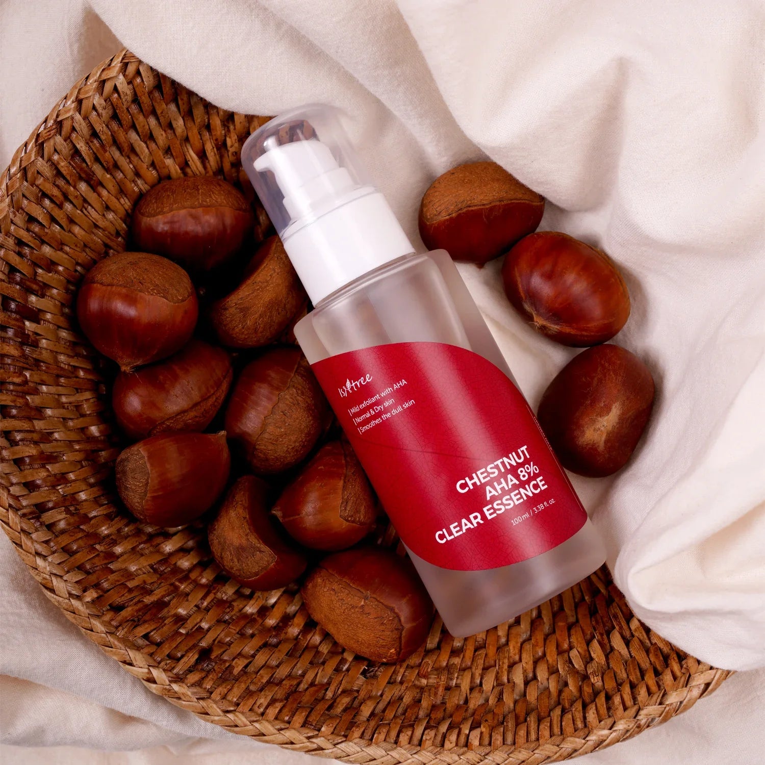 Isntree Chestnut AHA 8% Clear Essence 100ml