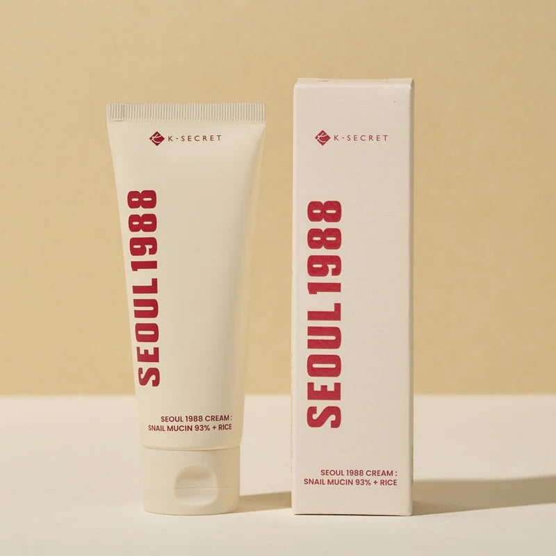 KSECRET SEOUL 1988 Cream: Snail Mucin 93% + Rice 100ml