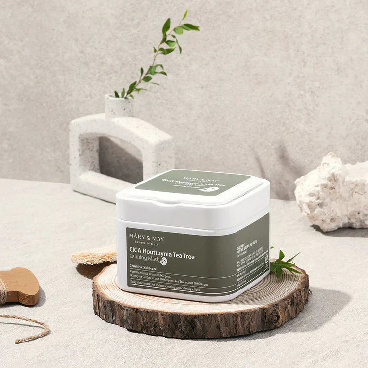 MARY&MAY CICA Houttuynia Tea Tree Calming Mask 30pc