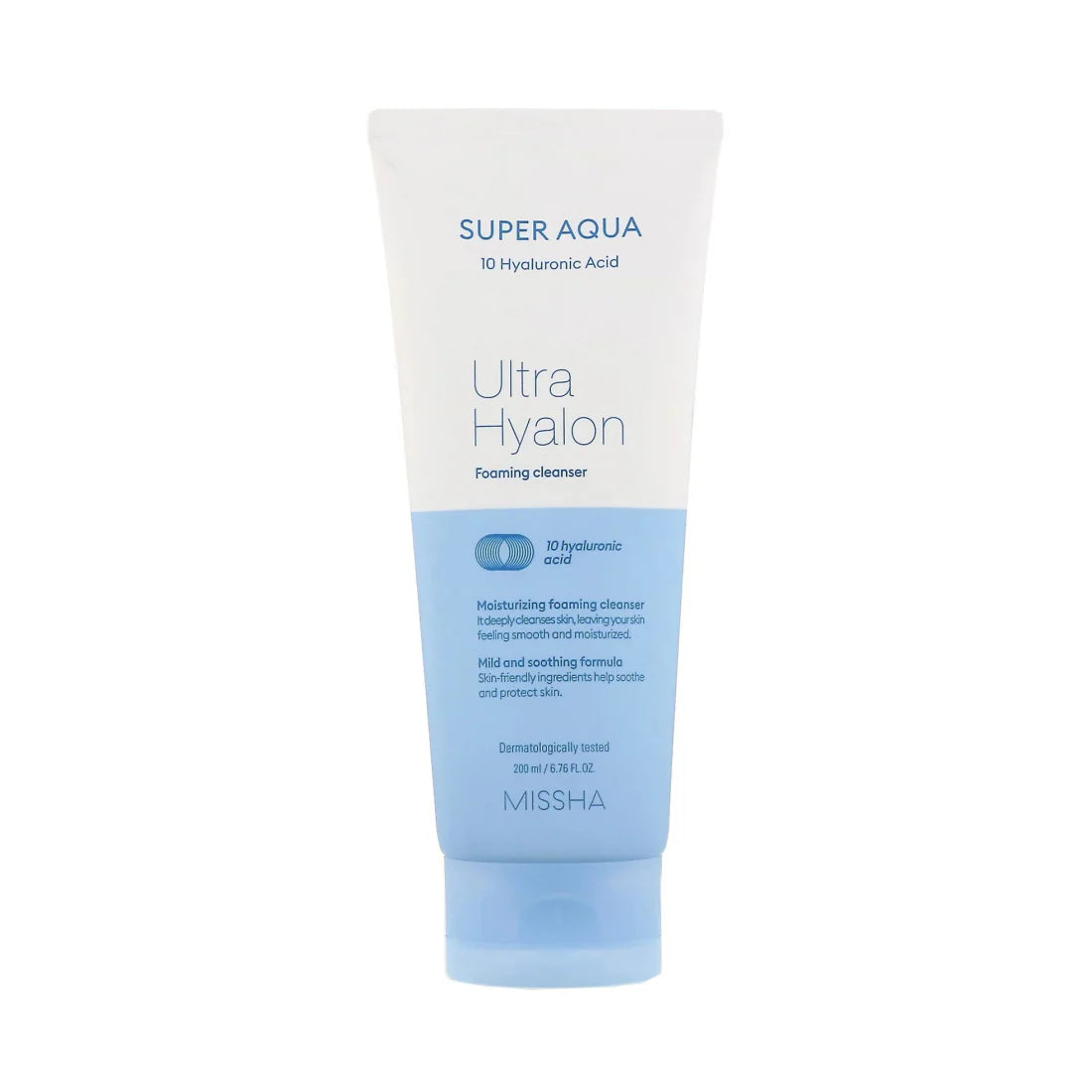 MISSHA Super Aqua Ultra Hyalron Cleansing Foam 200ml
