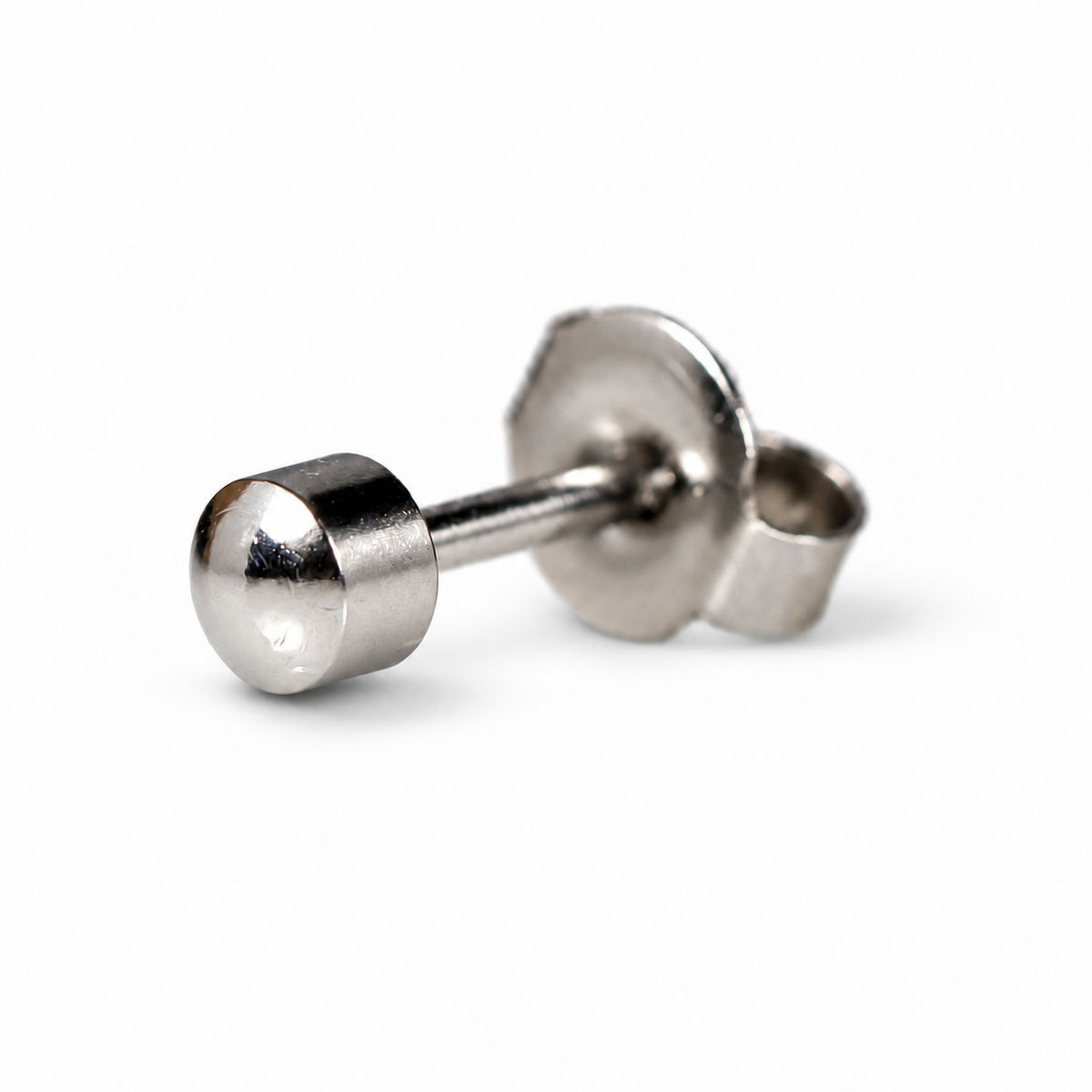 Caflon Mini Ball 3mm stud earrings, stainless steel