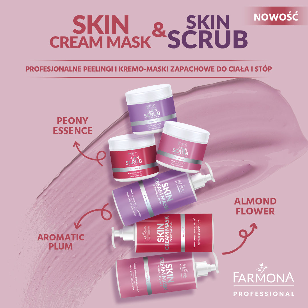 Farmona Skin scrub peony essence peony body and foot scrub 500 g - BVShop
