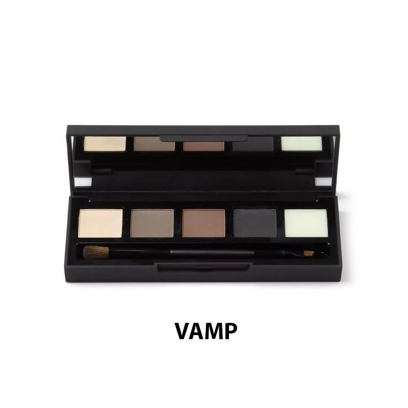 HD Brows Eye And Brow Palette Vamp Open With Brush
