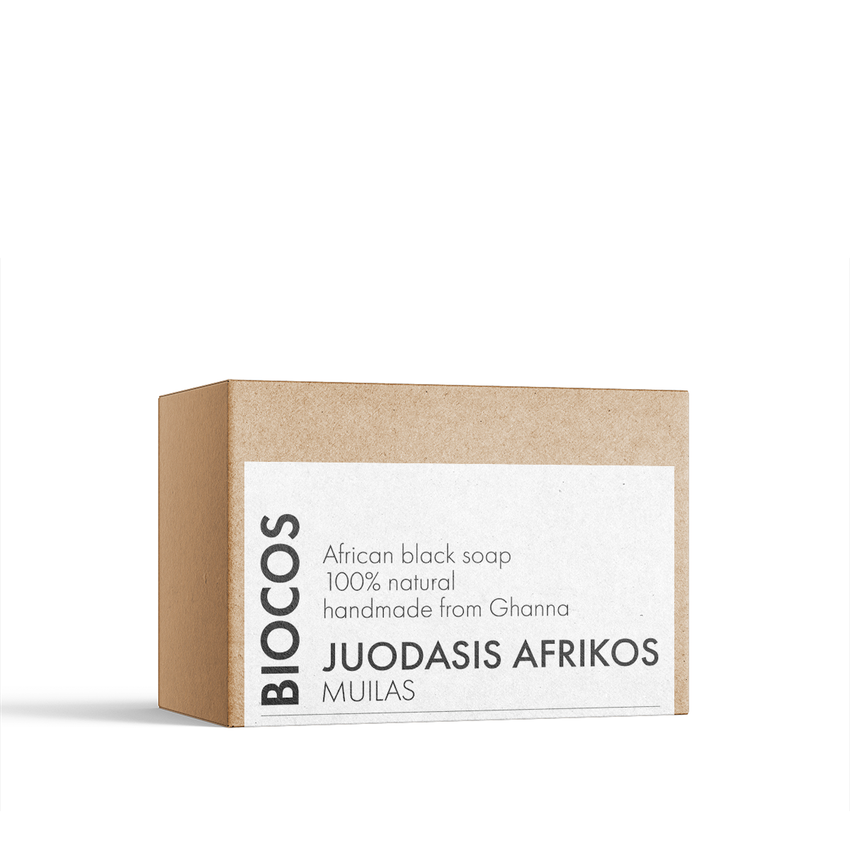 Biocos African 100% Natural Black Soap 100g
